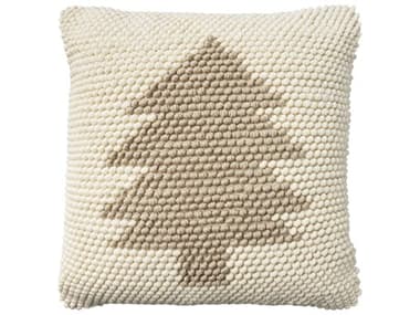 Nourison Mina Victory Holiday Xmas Tree Loops Pillow NR798019088361