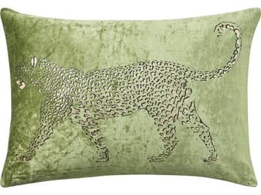 Nourison Mina Victory Sofia Metallic Leopard Pillow NR798019089511