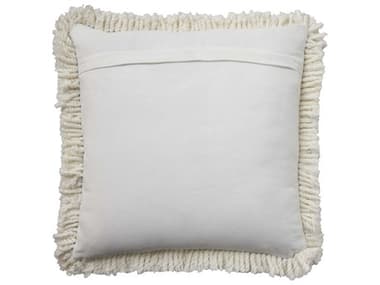 Nourison Mina Victory Outdoor Ivory Shag Pillow NR798019089658