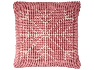 Nourison Mina Victory Holiday Snowflake Pillow NR798019090456