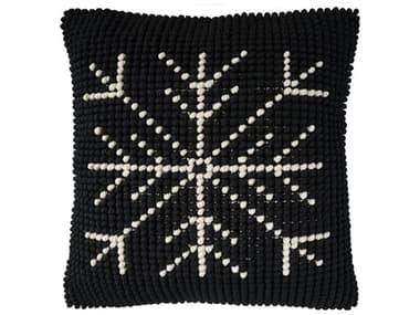 Nourison Mina Victory Holiday Snowflake Pillow NR798019090463