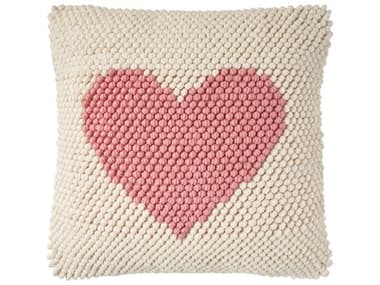 Nourison Mina Victory Holiday Heart Pillow NR798019090548