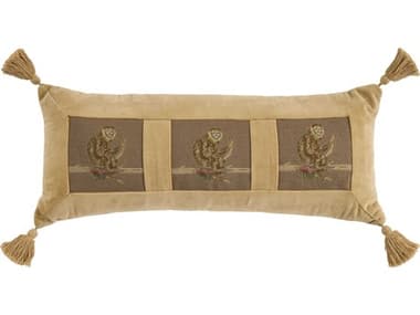 Nourison Mina Victory Vintage Monkey On Branch 12" x 30" Taupe Pillow NR798019092078