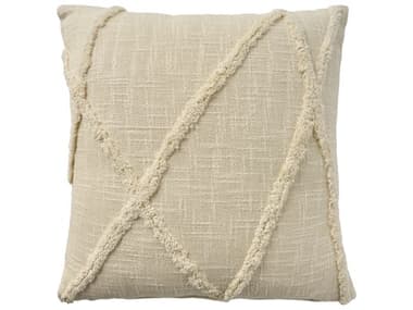 Nourison Mina Victory Lifestyle Distressed Diamond Pillow NR798019092290