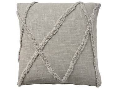 Nourison Mina Victory Lifestyle Distressed Diamond Pillow NR798019092306