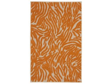 Nourison Aloha Abstract Area Rug NRALH04ORGREC