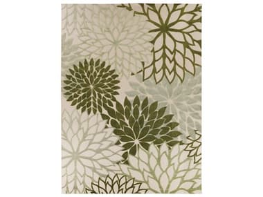 Nourison Aloha Floral Area Rug NRALH05IVGRE