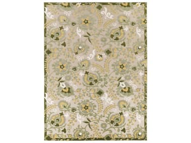 Nourison Aloha Floral Area Rug NRALH17IVGRE