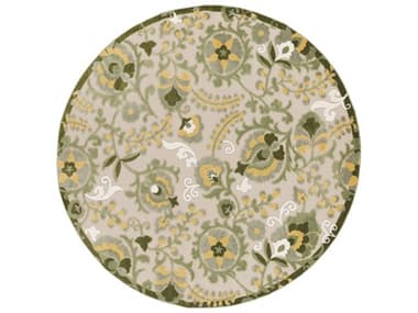 Nourison Aloha Floral Area Rug NRALH17IVGREROU