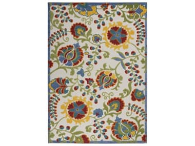 Nourison Aloha Floral Area Rug NRALH17IVMTC