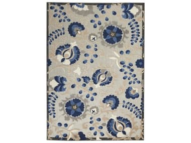 Nourison Aloha Floral Area Rug NRALH17NATBL