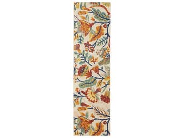 Nourison Allur Floral Runner Area Rug NRALR09IVMTCRUN