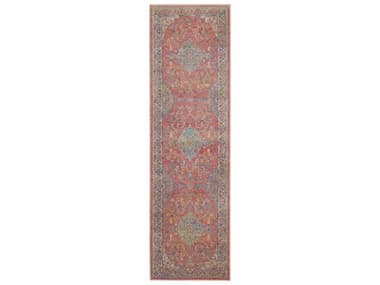 Nourison Ankara Global Bordered Runner Area Rug NRANR01MULTIRUN