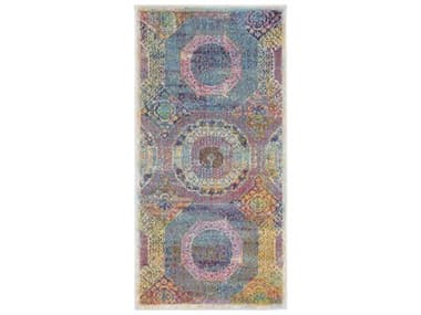 Nourison Ankara Global Geometric Area Rug NRANR05MULTIREC