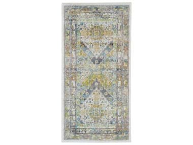 Nourison Ankara Global Bordered Area Rug NRANR07BLGREREC