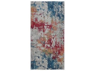 Nourison Ankara Global Abstract Area Rug NRANR10MULTIREC