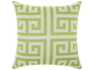 Nourison Outdoor Pillows Apple Green 20'' x 20'' Pillow NRAS047APLGN