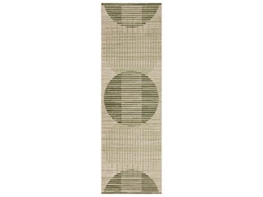 Nourison Astra Machine Washable Geometric Runner Area Rug NRASW03IVOLIRUN