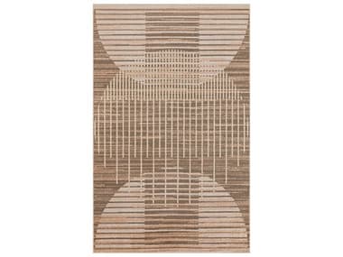 Nourison Astra Machine Washable Geometric Area Rug NRASW03LATTE