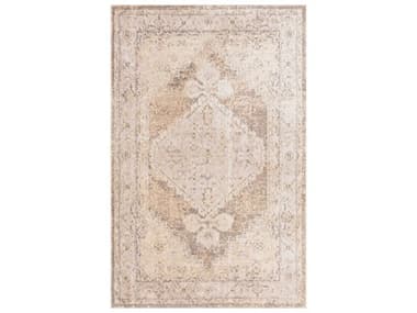 Nourison Astra Machine Washable Bordered Area Rug NRASW11BEIGEREC