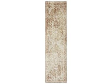 Nourison Astra Machine Washable Bordered Runner Area Rug NRASW12RUSTRUN