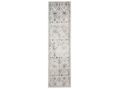 Nourison Astra Machine Washable Bordered Runner Area Rug NRASW16IVBLURUN