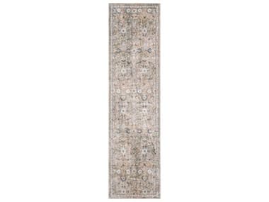 Nourison Astra Machine Washable Bordered Runner Area Rug NRASW16SILTARUN