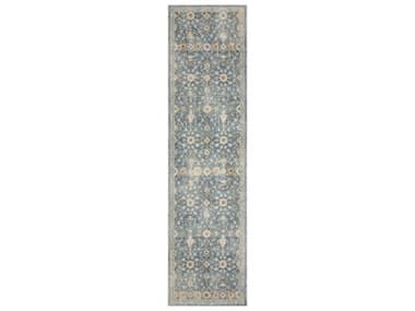 Nourison Astra Machine Washable Bordered Runner Area Rug NRASW16TLBGERUN