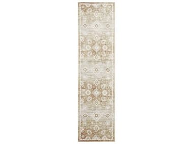 Nourison Astra Machine Washable Bordered Runner Area Rug NRASW19COPPRRUN