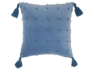 Nourison Life Styles Blue 18'' x 18'' Pillow NRAZ044BLUE