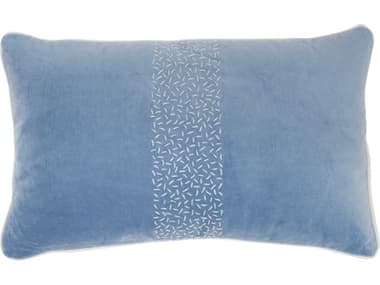 Nourison Life Styles Blue 12'' x 20'' Pillow NRAZ466BLUE