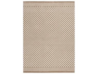 Nourison Care Free Geometric Area Rug NRCAF02BROWNREC