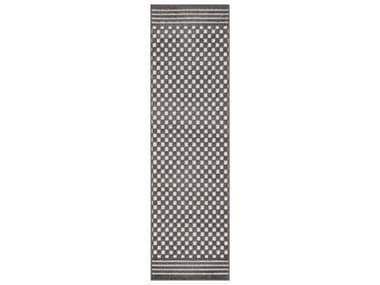 Nourison Care Free Geometric Runner Area Rug NRCAF02GREYRUN