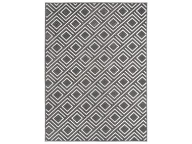 Nourison Care Free Geometric Area Rug NRCAF03GREYREC