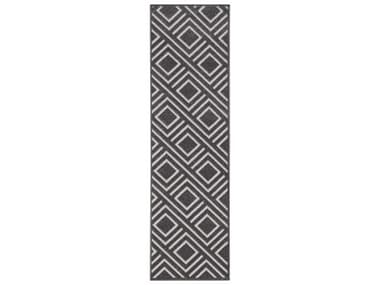 Nourison Care Free Geometric Runner Area Rug NRCAF03GREYRUN