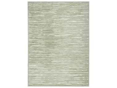 Nourison Care Free Abstract Area Rug NRCAF04GREENREC