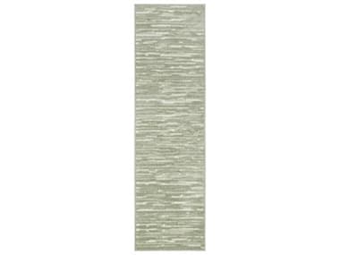 Nourison Care Free Abstract Runner Area Rug NRCAF04GREENRUN