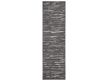 Nourison Care Free Abstract Runner Area Rug NRCAF04GREYRUN