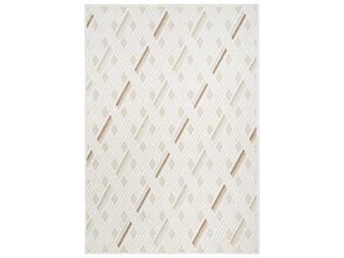 Nourison Care Free Geometric Area Rug NRCAF05IVBGEREC