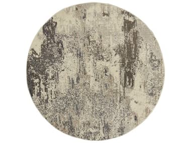 Nourison Celestial Abstract Area Rug NRCES02IVGRYROU