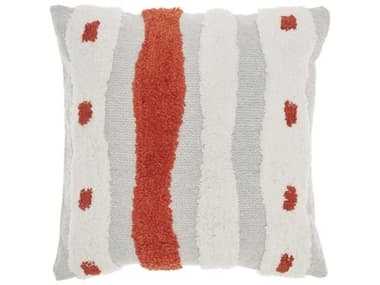 Nourison Life Styles Orange 18'' x 18'' Pillow NRCN980ORANG