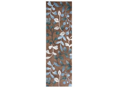 Nourison Contour Floral Runner Area Rug NRCON02MOCRUN