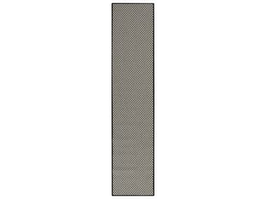 Nourison Courtyard Geometric Runner Area Rug NRCOU01BLKWTRUN