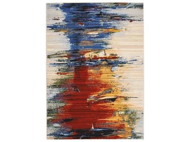 Nourison Chroma Abstract Area Rug NRCRM05CRIMTREC