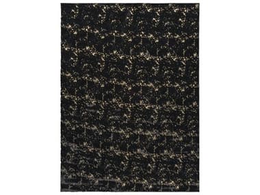 Nourison Cozy Shimmer Abstract Area Rug NRCSH01BLKGD