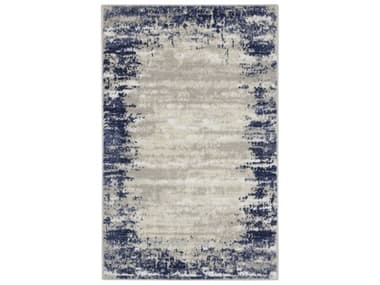 Nourison Cyrus Abstract Area Rug NRCYR04IVNAV