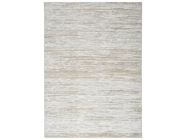 Nourison Dew Striped Area Rug NRDEW01SILBG