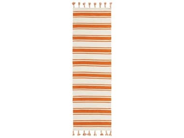 Nourison Rio Vista Ivory / Orange Runner Area Rug NRDST01IVORGRUN
