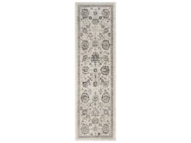 Nourison Eco Cycle Bordered Runner Area Rug NRECY02IVMTCRUN