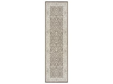 Nourison Eco Cycle Bordered Runner Area Rug NRECY04IVMOCRUN